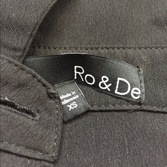 Ro & De Black Dress Shirt - Picture 3 of 11