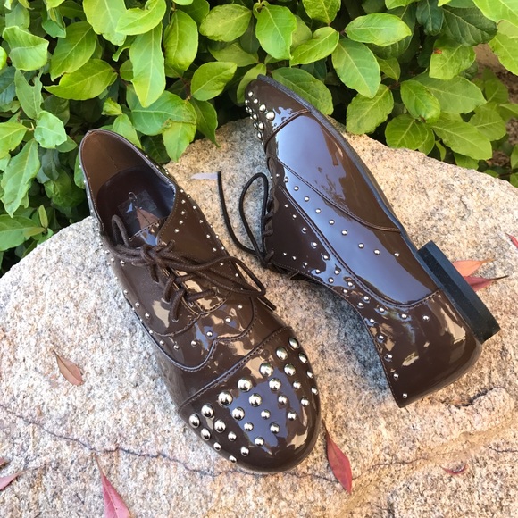 Dolls Kill Rhinestone Studded Oxfords - Picture 7 of 8