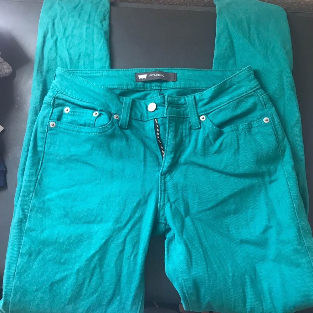 Teal Levi's