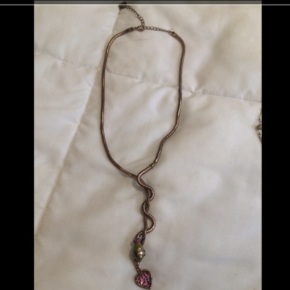 Betsy Johnson snake necklace - Picture 2 of 4