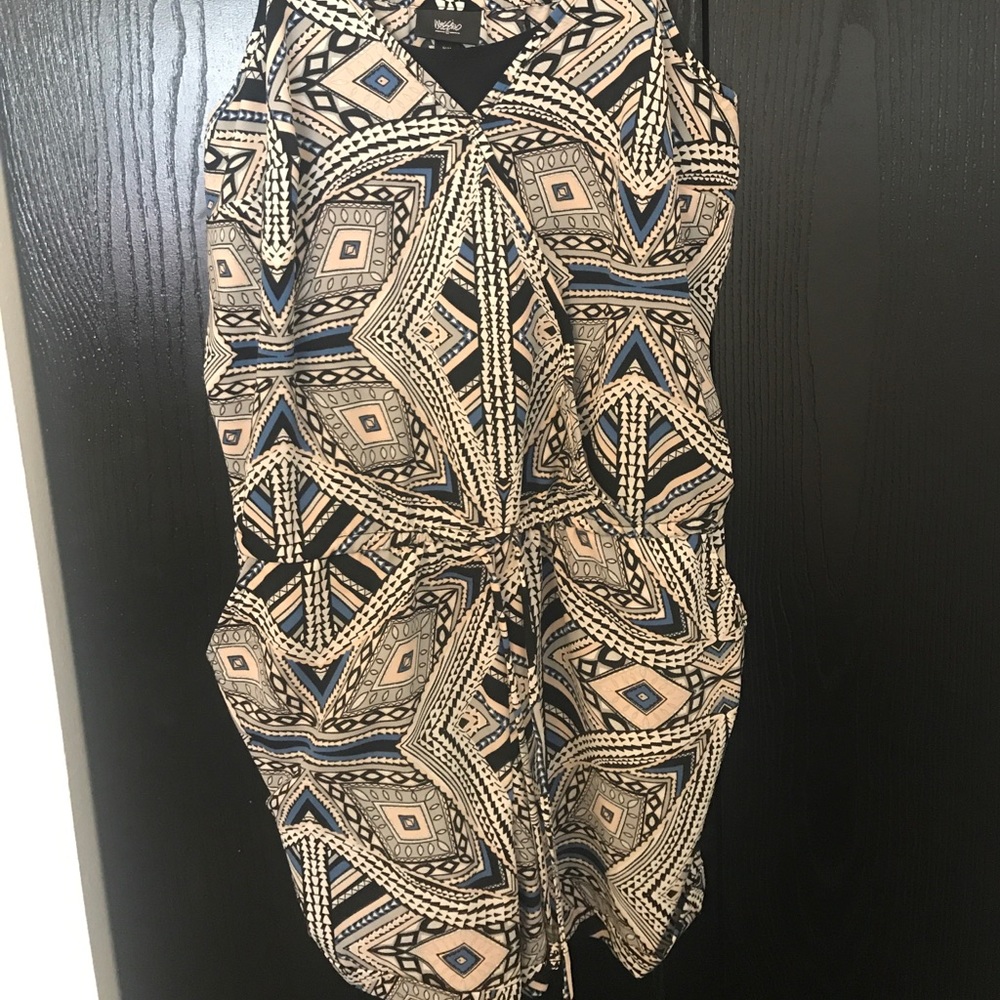 Patterned romper