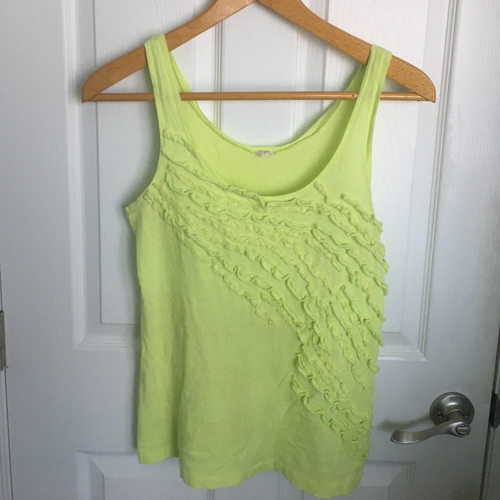 J.Crew Ruffle Tank
