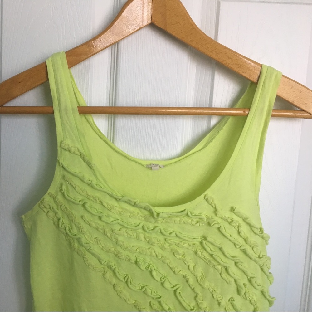 J.Crew Ruffle Tank - Picture 2 of 2
