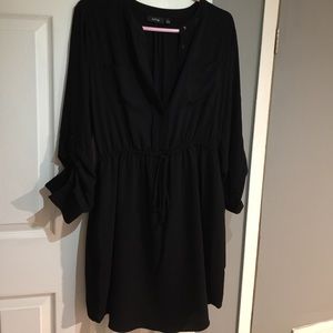 APT. 9 black tie waist dress