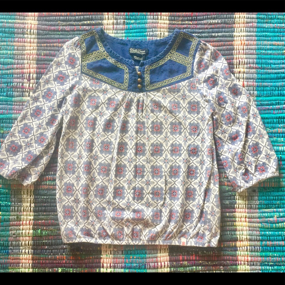 Lucky Brand Kids Peasant Top