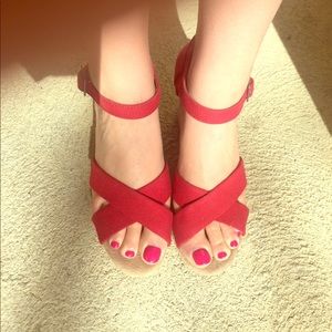 TOMS wedges! So cute!
