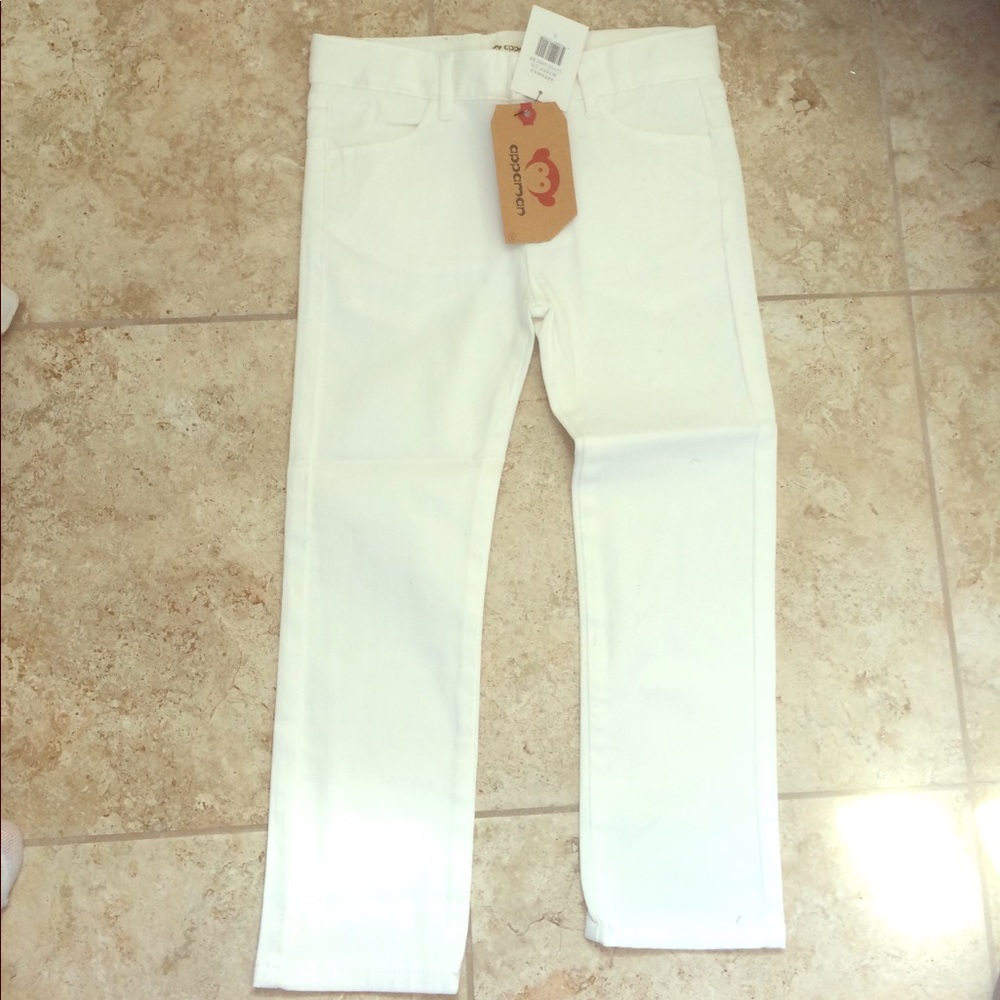 Appaman boys skinny white jeans