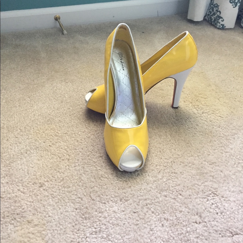 Yellow heels