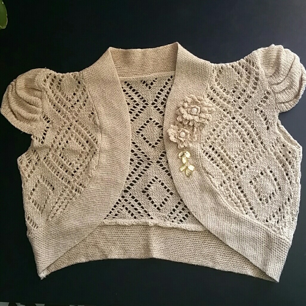 Crop Top Bolero, Size Small