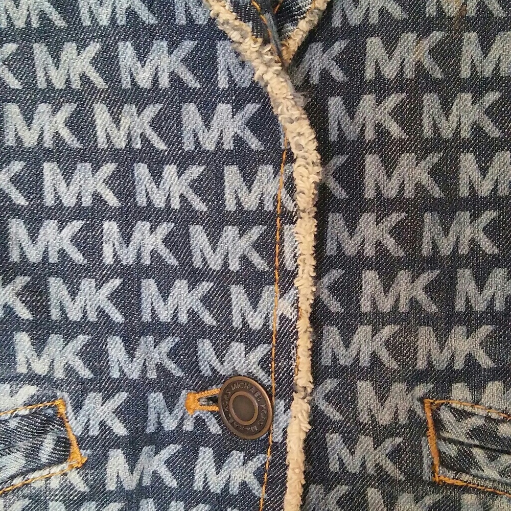 Monogram Michael Kors Denim Jacket⭐ - Picture 5 of 6