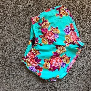 Chiffon Floral shorts