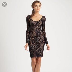 BCBGMaxAzria Lace Knit Dress