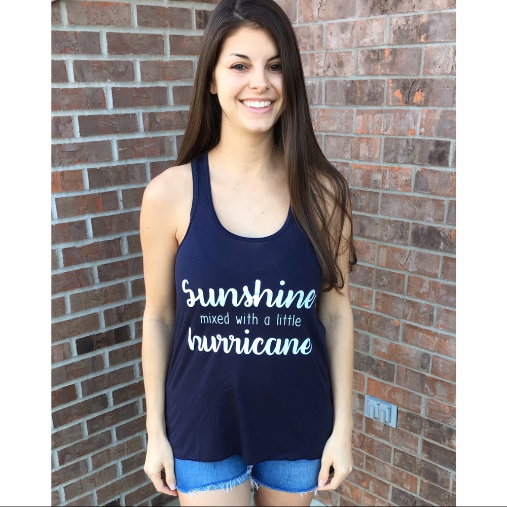 ▫️SOLD OUT▫️Sunshine/Hurricane Statement Tank - Picture 2 of 6