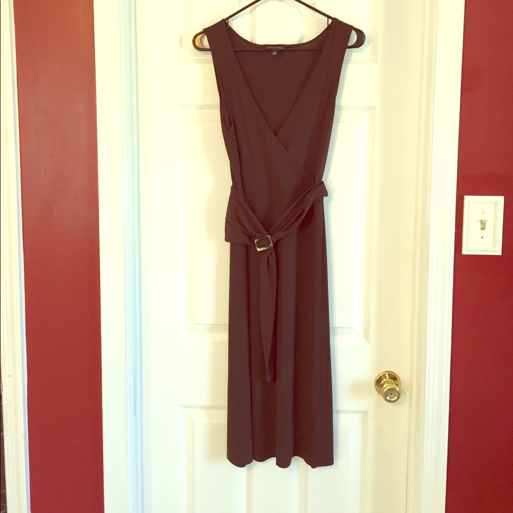 BR faux wrap dress
