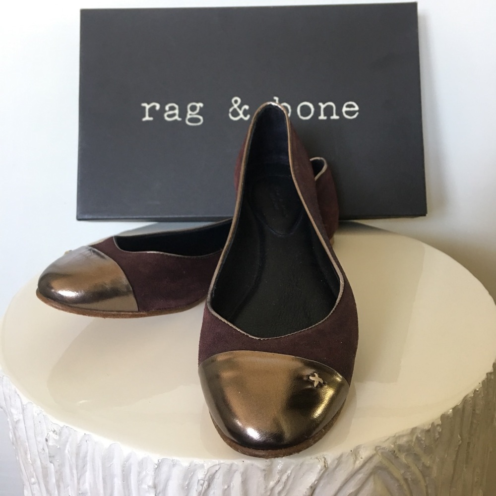 rag & bone Leather Ballet Flats!  Size 36, 6