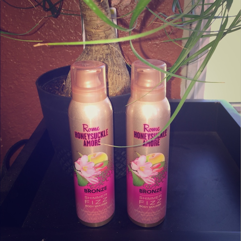 Bath & Body Works bronze shimmer fizz mouse