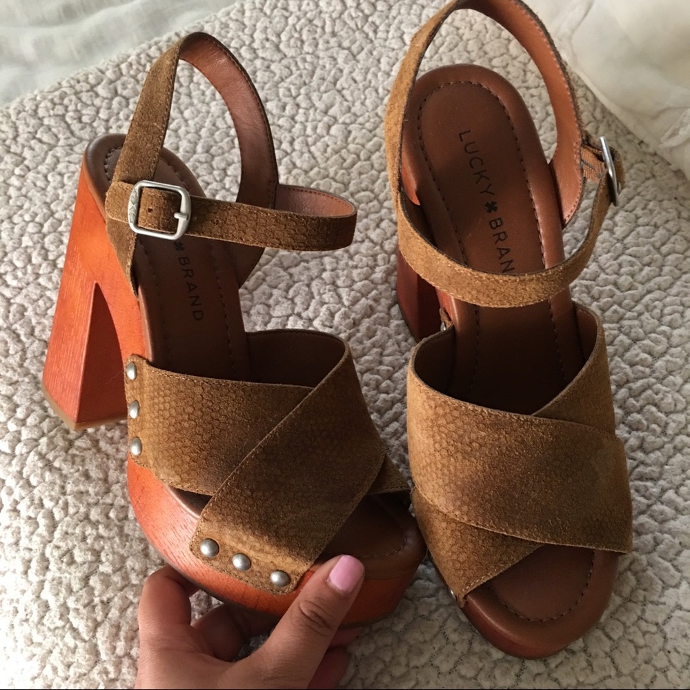 Lucky Brand platform shoes