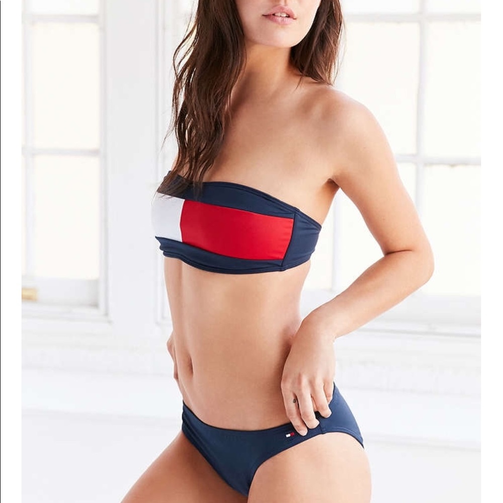 NWT Tommy Hilfiger for UO bandeau bikini set