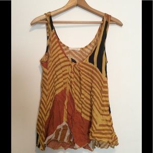 Tribal inspired boho loose tank