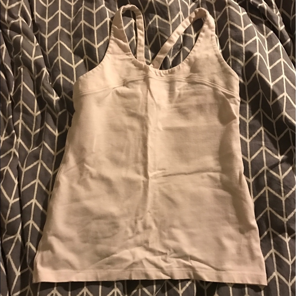 Baby pink gap workout tank