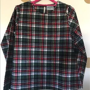 Modcloth Plaid Top