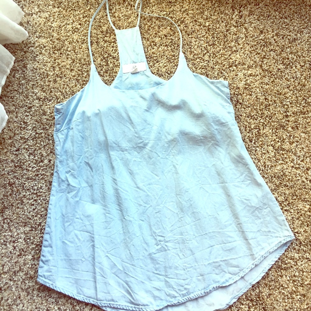 Cute Chambray tank. Like new!