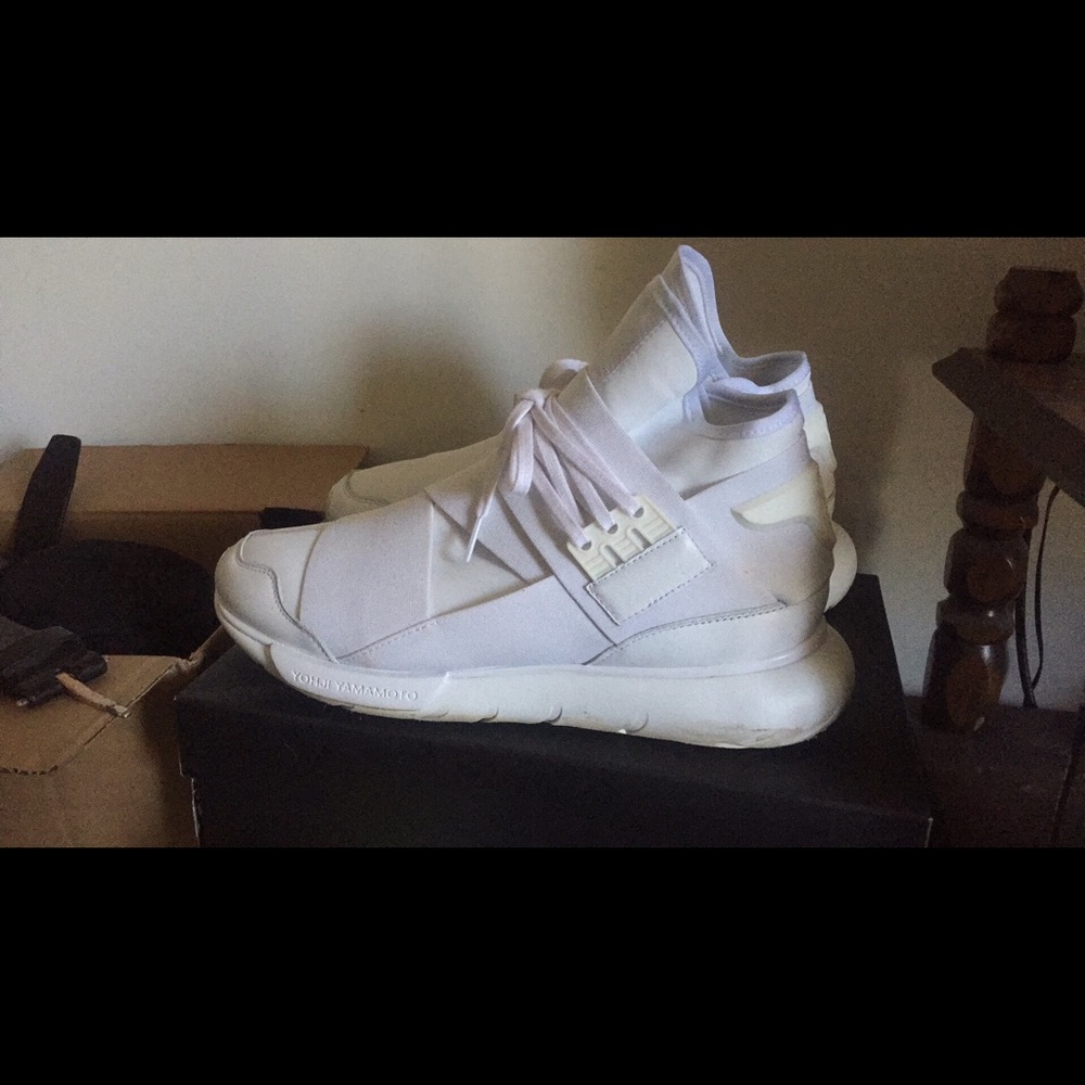 Y-3 qasa high white/white original all sz 10