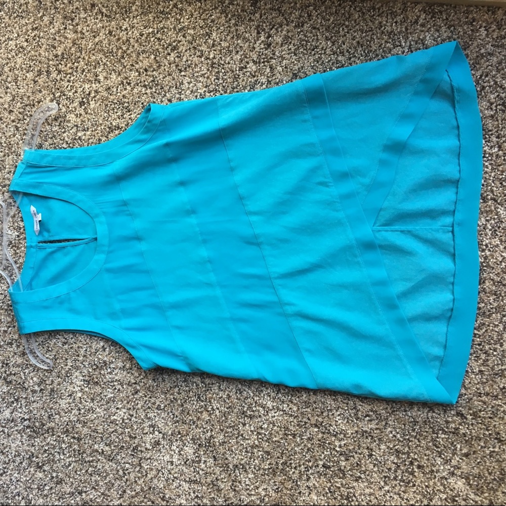 Turquoise top