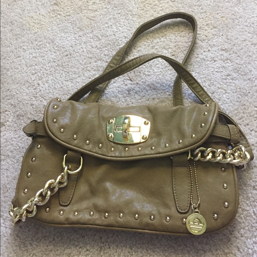 Green and gold purse