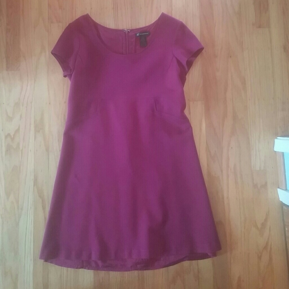 INC plum shift dress - Picture 2 of 3