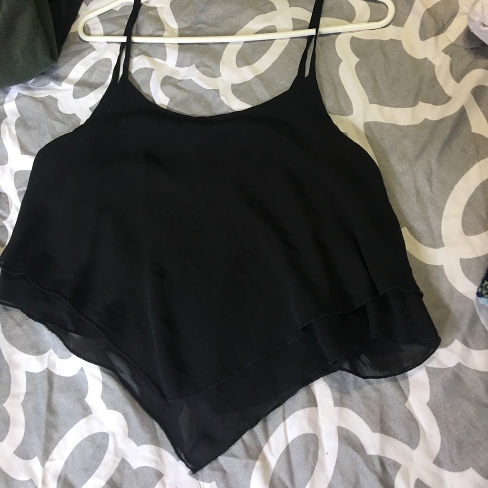 Black blouse perfect for summer!
