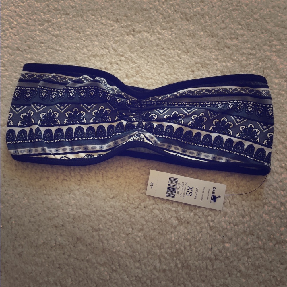Printed bandeau