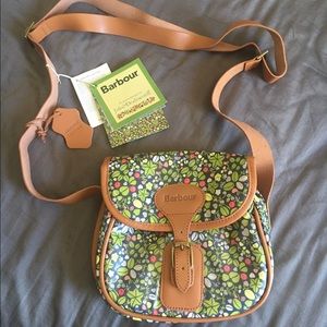 NWT Floral Barbour Crossbody Bag