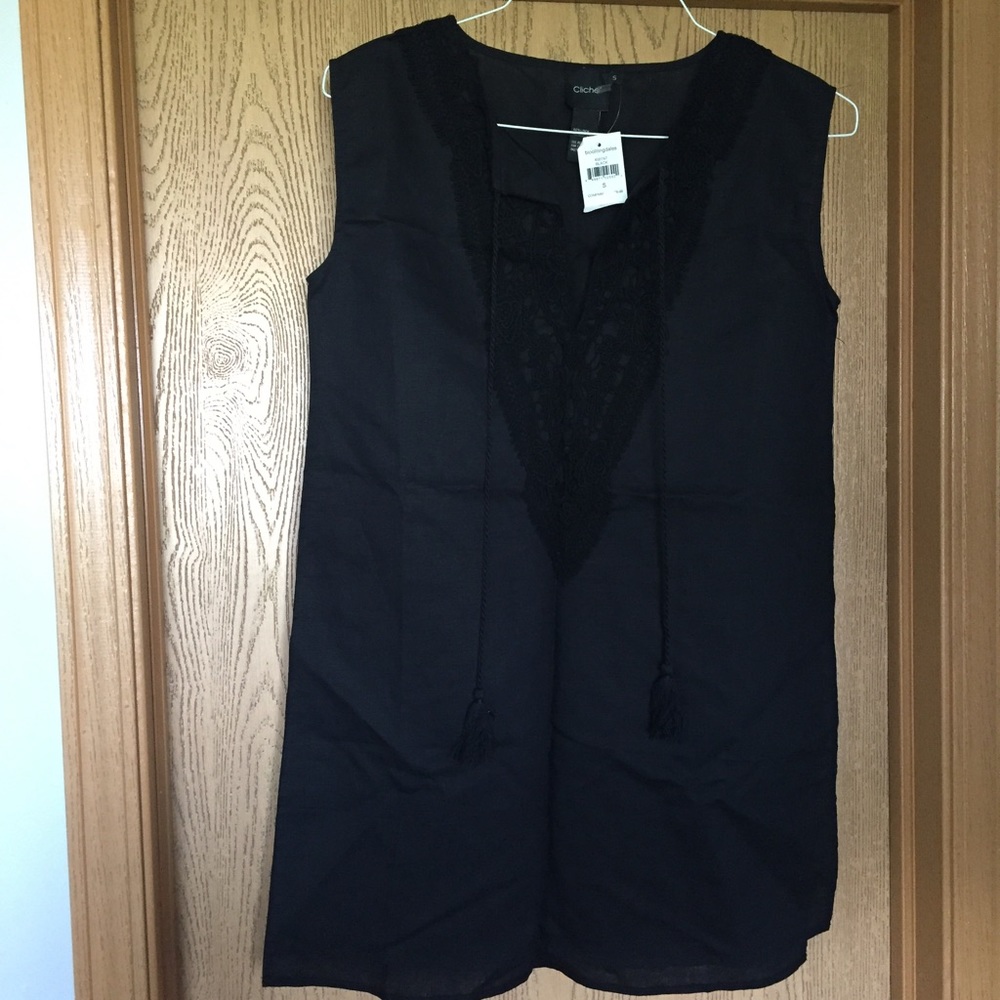 NWT Short Sleeve Linen Tunic, Size S
