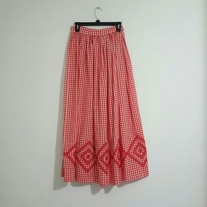 Vintage Inspried Gingham Skirt
