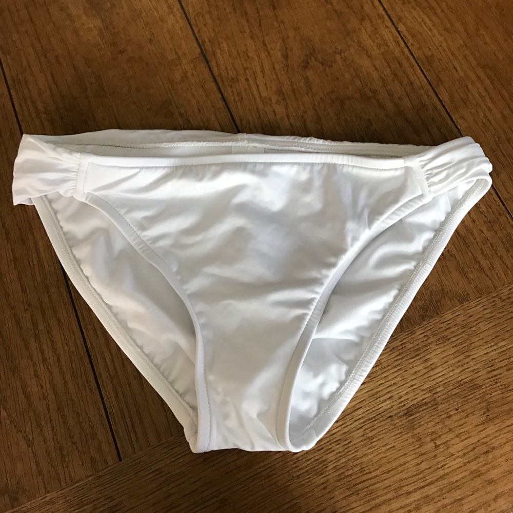 White Bikini Bottoms Size Medium Mossimo