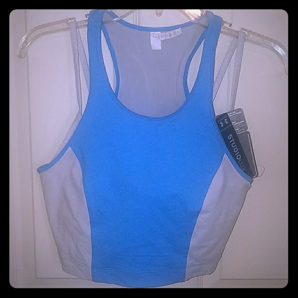 Under Armour StudioLUX fitted sports bra