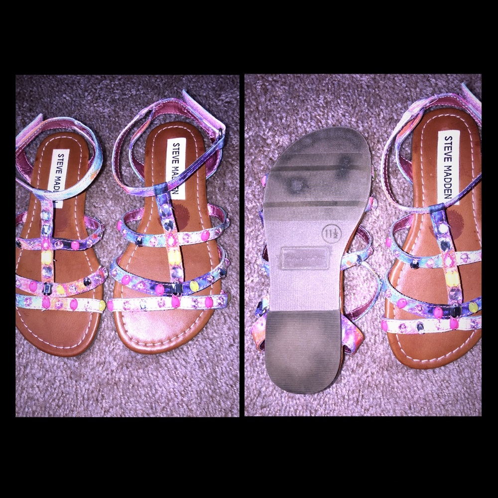 Steve Madden | Multicolored Gladiator Sandals