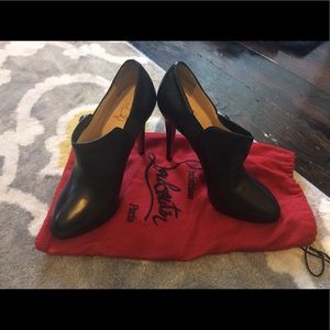 Louboutin booties, size 38 1/2 (fits like US 8)