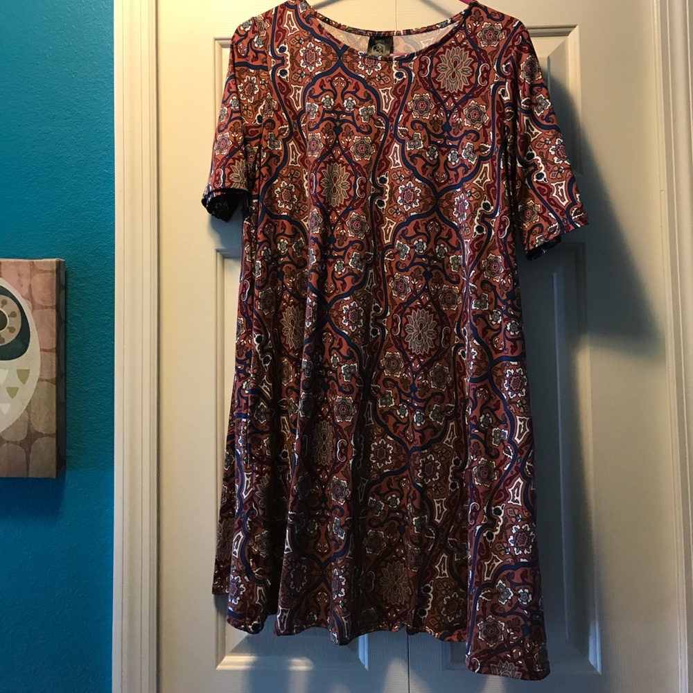 Agnes and Dora baby suede swing tunic