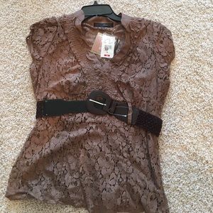 Floral lace blouse - juniors (L)