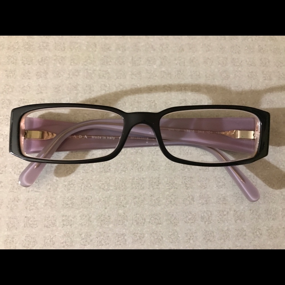 Women's Prada frames. No lenses