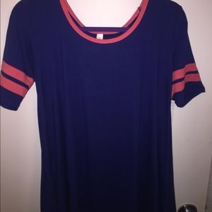 NWT S LuLaRoe Perfect T. Blue and Pink.