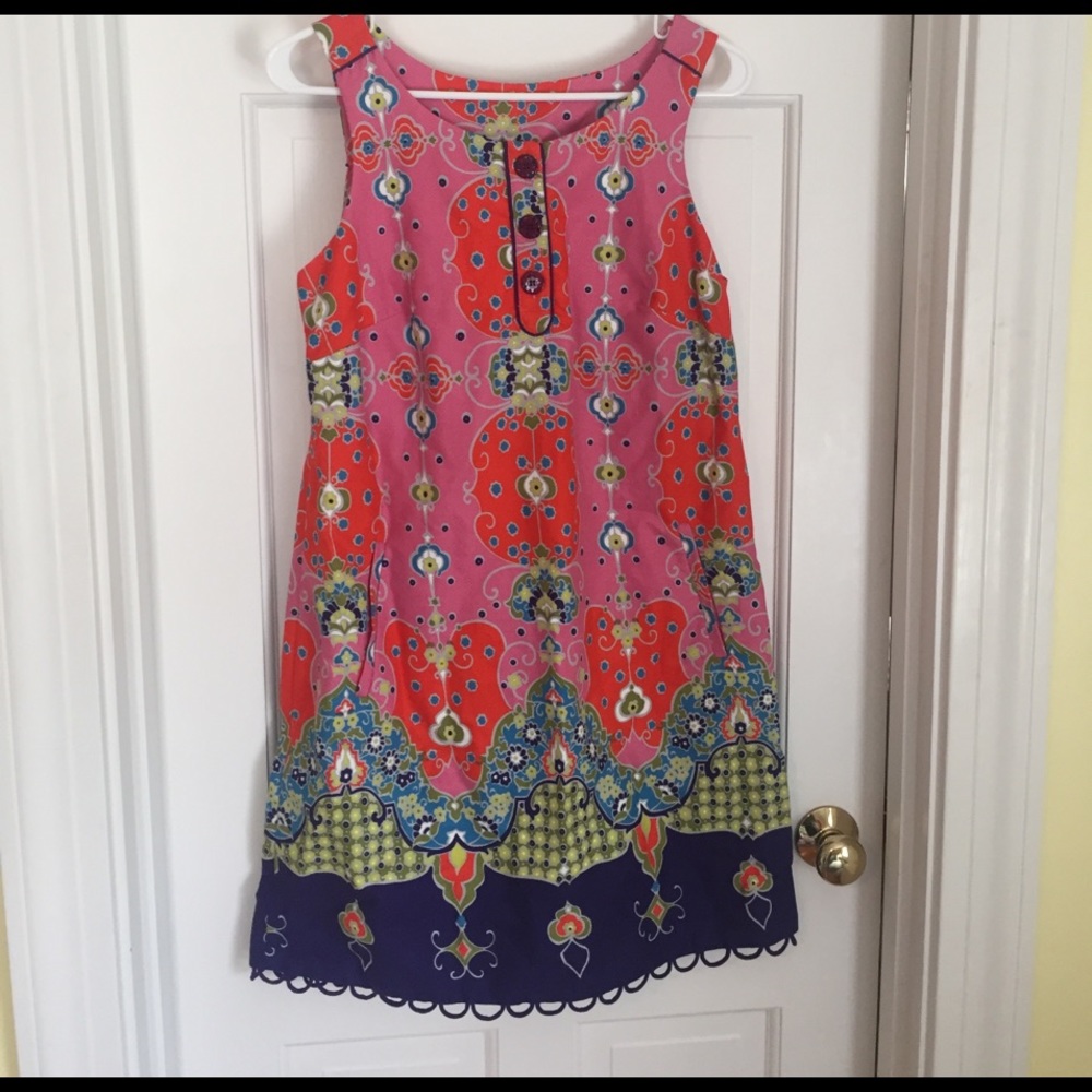 Colorful Anthropologie dress!