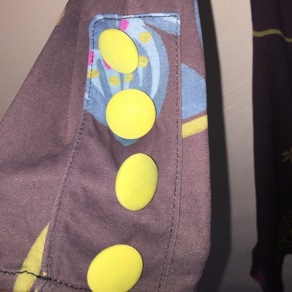 NWT LA BEFANA BOHO RETRO GYPSY  3/4 SHIFT DRESS S - Picture 3 of 4