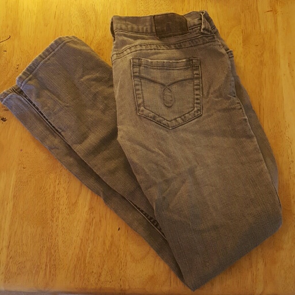 Gray Roxy Jeans - Picture 1 of 2