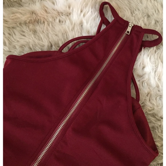 SOLD! Maroon Dress - Picture 3 of 3