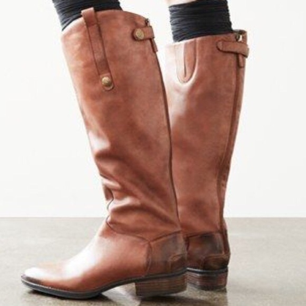 Sam Edelman Penny Riding Boots in Whiskey