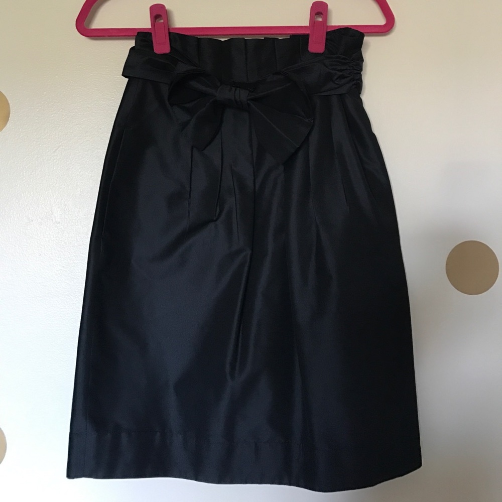 French Connection High Waist Skirt with Bow