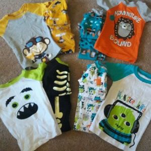 5 Boys Pajama Sets with short AND long sleeves!